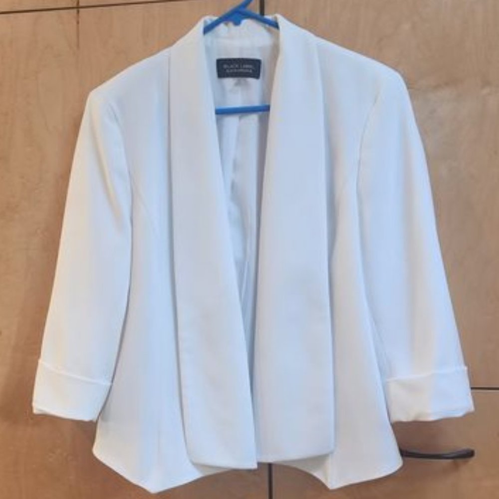 Black Label by Evan-Picone, Open front Suit Jacket